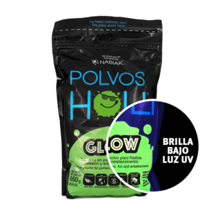 Polvos Holi 650 grs. verde neón