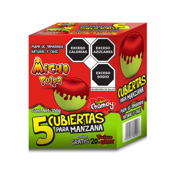 Cubierta Para Manzana 350 grs. Sabor Chamoy